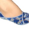 Häkel-Pantoffel "Himmelblau" – Bild 4